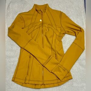 Lululemon Like New Define Jacket sz 6 Mustard Yellow